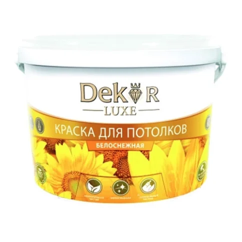 Купить краска ВД-АК -216 "DECOR" для потолков 1,1 кг в Гомеле 