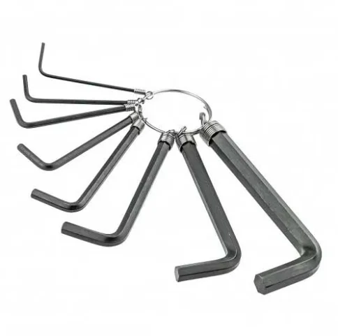 Набор шестигранников 2-10мм, 10 шт на кольце в Гомеле