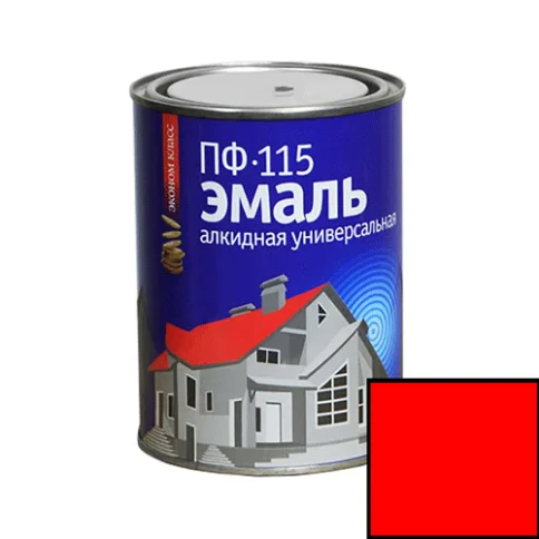 Эмаль ПФ-115 алкидная SLAVEN красная 0,8кг в Гомеле