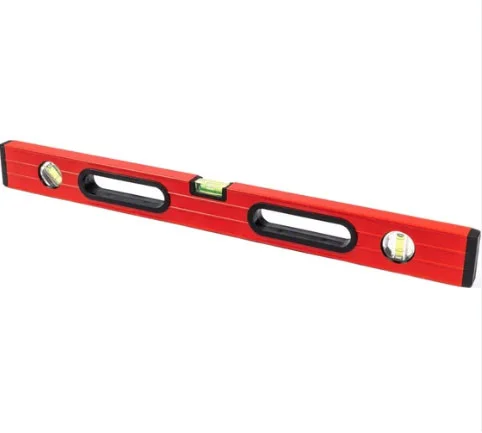 Уровень с ручками 3 акриловых индикатора  ALUKOMTOOLS, 120см фото 2