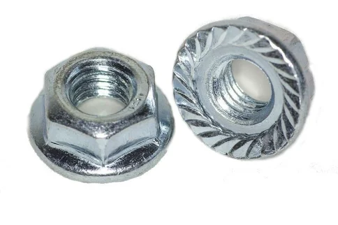 Гайка шестигранная с фланцем М8, цинк, DIN 6923 в Гомеле