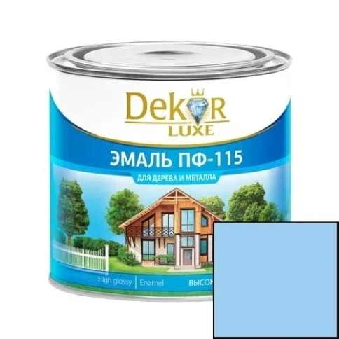 Эмаль  ПФ-115 DEKOR светло-голубая 1,8кг в Гомеле