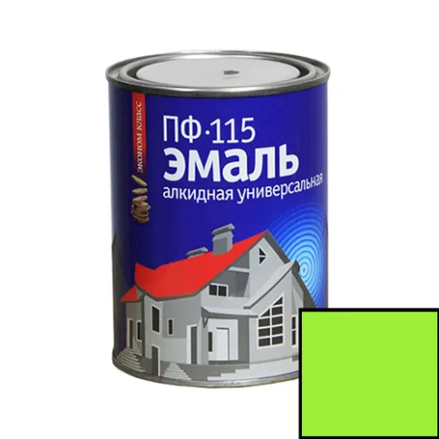 Эмаль ПФ-115 алкидная SLAVEN салатовая 1,8кг в Гомеле