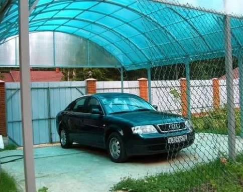 Сотовый поликарбонат 6мм (бирюза) 73 пл. фото 4