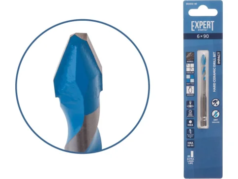 Сверло по керамограниту 6x90 мм EXPERT STARTUL (сухое сверление) в Гомеле