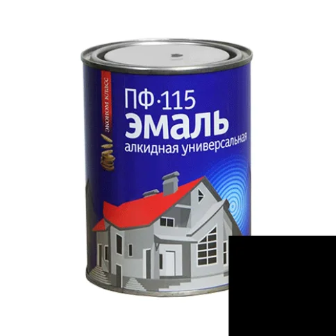 Эмаль ПФ-115 алкидная SLAVEN черная 0,8кг в Гомеле