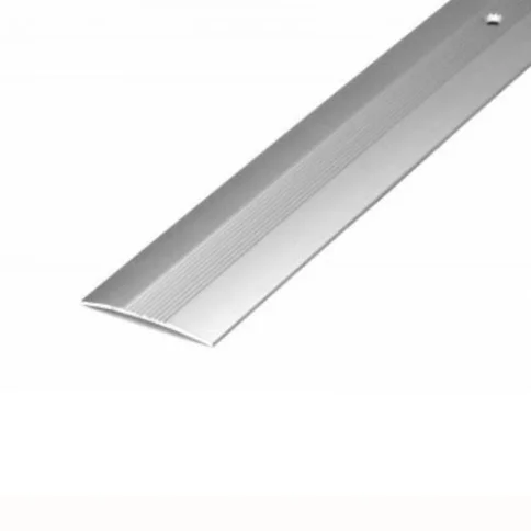 Порог алюминиевый А5-37мм - серебро (НЕ), 1,35м в Гомеле