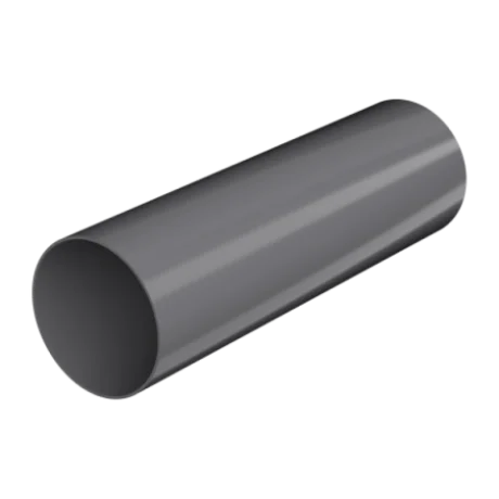 DACHA Труба водосточная, RAL 7024, D=80мм, L=1000мм серая в Гомеле