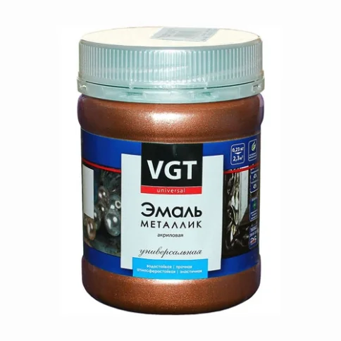 Эмаль акриловая ВД-АК-1179 Универсальная Металлик бронза, 0,23 кг
