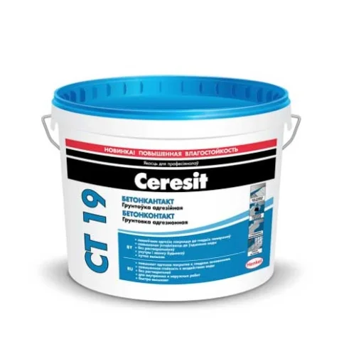 Грунтовка адгезионная CERESIT CT19 "Бетонконтакт" 5л в Гомеле