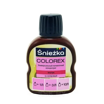 Краситель Colorex №32 бордовый 100 мл в Гомеле