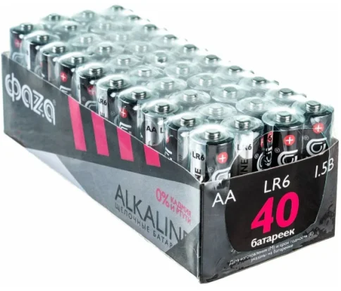 Батарейка  AAA LR03 1,5V Alkaline 2шт ФАZA в Гомеле