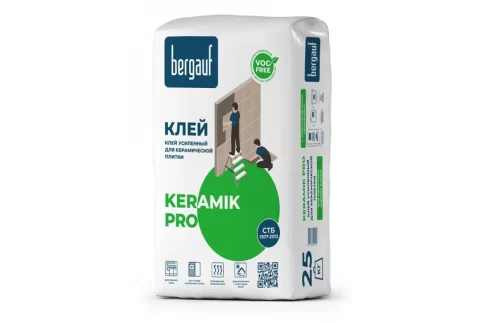Bergauf Клей для керамической плитки Keramik  25кг в Гомеле
