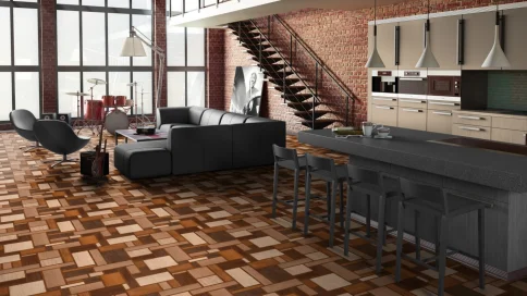 Купить линолеум Таркетт Фаворит СТОБО-1  в интерьере